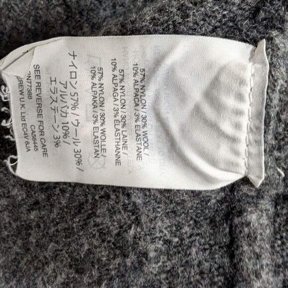 Jcrew charcoal soft supercozy wool alpaca blend long cardigan - Picture 5 of 5